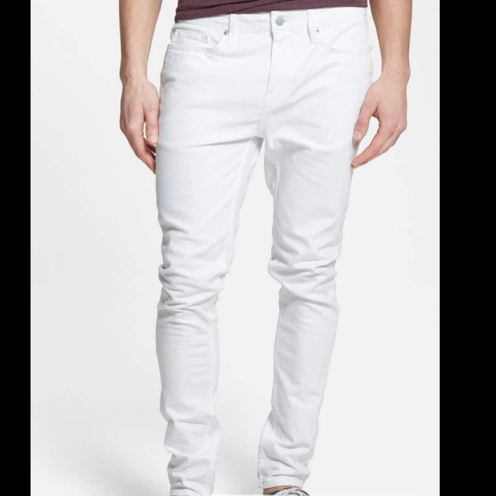 Topman Skinny White Jeans W 30 / L 32
